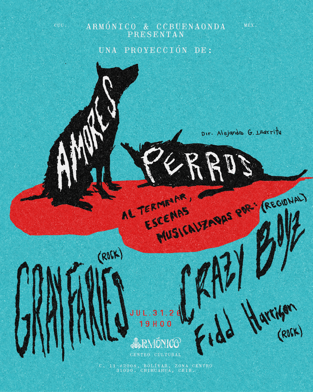 Proyección Amores Perros