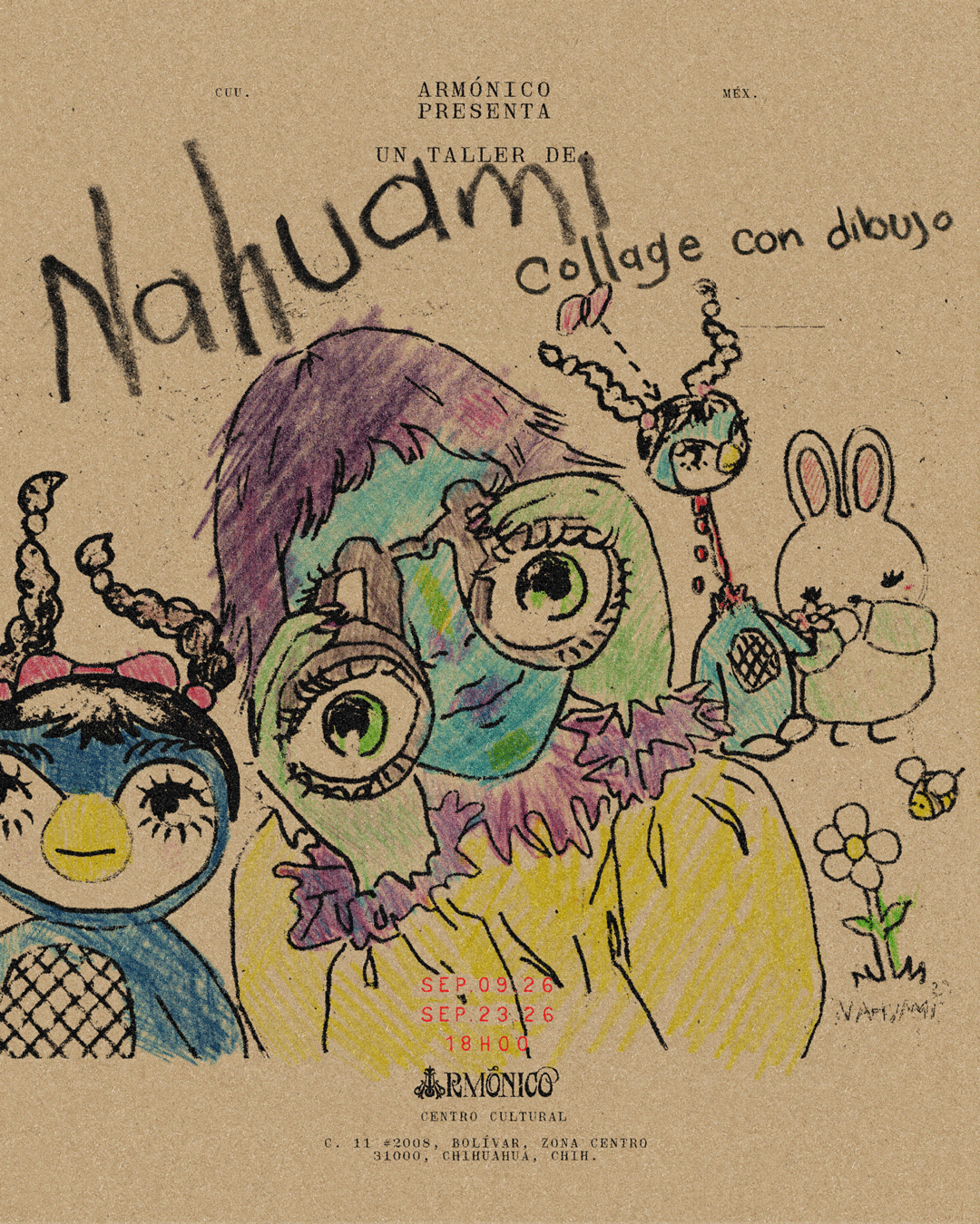 Sesión de dibujo con Nahuami